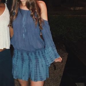 Blue Life Open Shoulder Dress